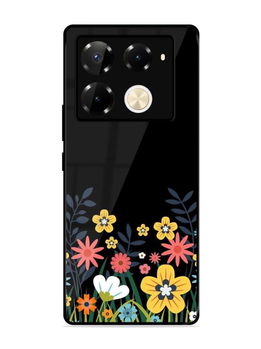 Floral Night Sky Glossy Soft Edge Case for Infinix Note 40 Pro (5G) Chachhi