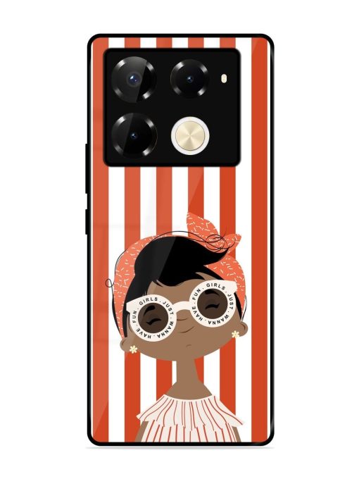 Girls Just Wanna Have Fun Glossy Soft Edge Case for Infinix Note 40 Pro (5G) Chachhi