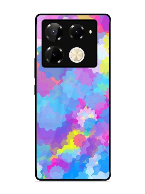 Psychedelic Cloud Burst Glossy Soft Edge Case for Infinix Note 40 Pro (5G)