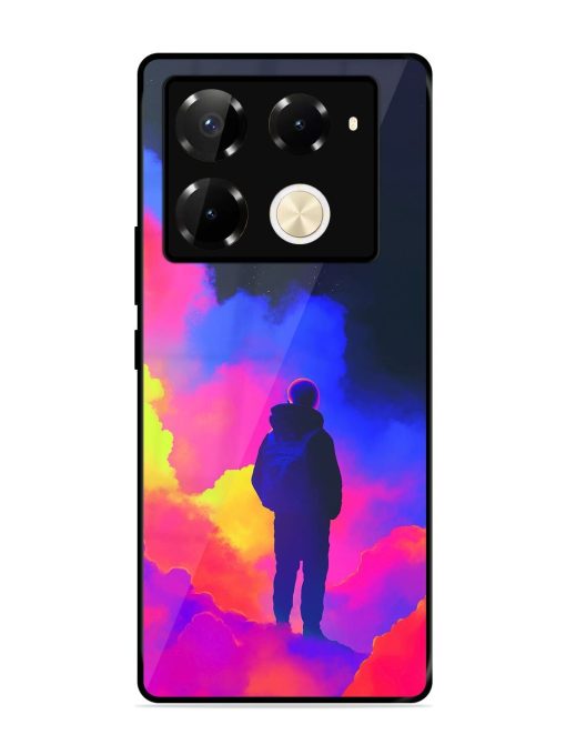 Cosmic Wanderer Glossy Soft Edge Case for Infinix Note 40 Pro (5G) Chachhi