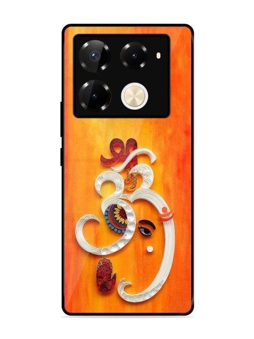 Ganesha In Quilling Art Glossy Soft Edge Case for Infinix Note 40 Pro (5G) Chachhi