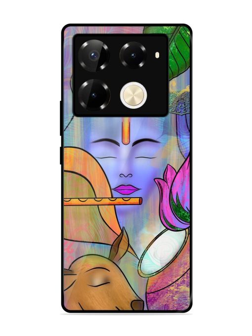 Divine Serenity Glossy Soft Edge Case for Infinix Note 40 Pro (5G) Chachhi