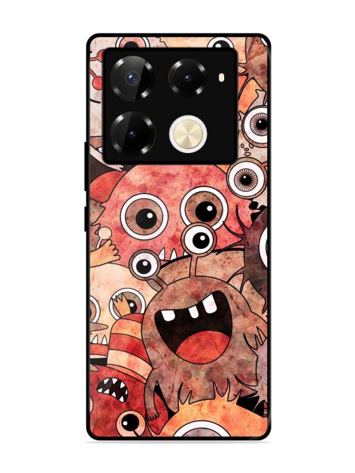 Monster Mash Glossy Soft Edge Case for Infinix Note 40 Pro (5G) Chachhi