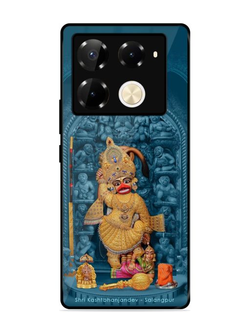 Divine Grace Of Shri Kashtabhanjandev Glossy Soft Edge Case for Infinix Note 40 Pro (5G)