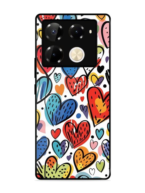 Heartfelt Harmony Glossy Soft Edge Case for Infinix Note 40 Pro (5G) Chachhi