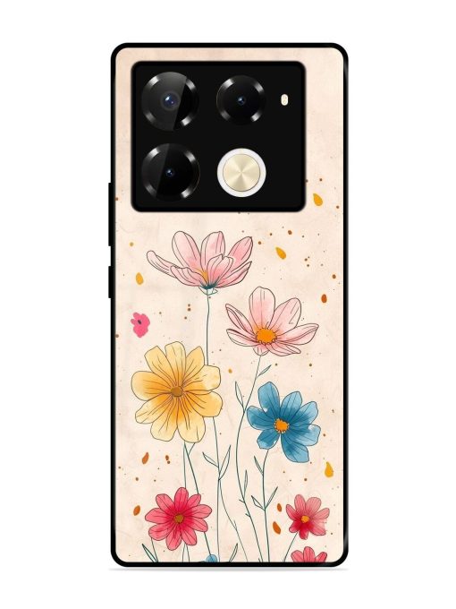 Delicate Bloom Glossy Soft Edge Case for Infinix Note 40 Pro Plus (5G)