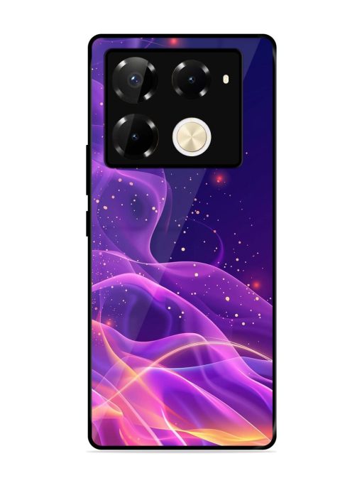 Cosmic Currents Glossy Soft Edge Case for Infinix Note 40 Pro Plus (5G) Chachhi