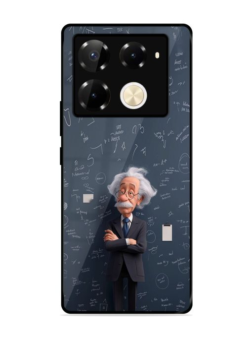 Albert Einstein Glossy Soft Edge Case for Infinix Note 40 Pro Plus (5G) Chachhi