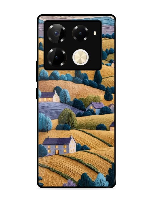 Rolling Hilltop Haven Glossy Soft Edge Case for Infinix Note 40 Pro Plus (5G) Chachhi