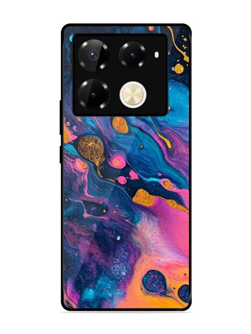 Cosmic Swirl Glossy Soft Edge Case for Infinix Note 40 Pro Plus (5G) Chachhi