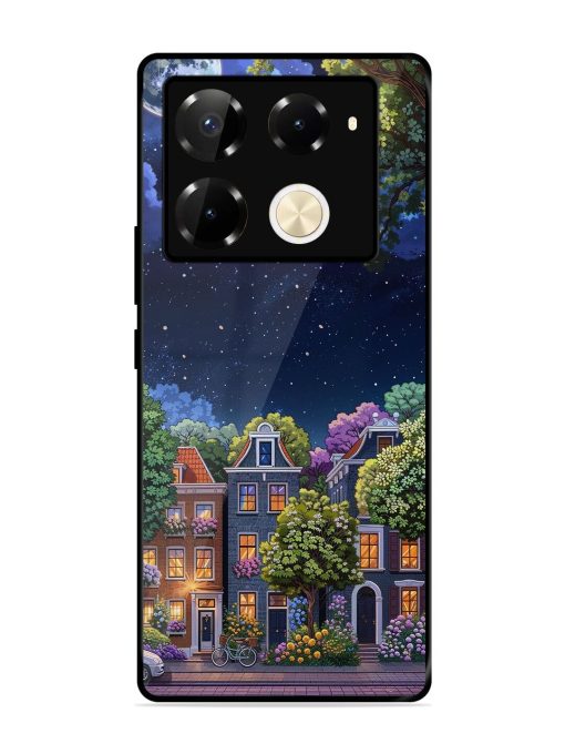 Moonlit Streets Glossy Soft Edge Case for Infinix Note 40 Pro Plus (5G) Chachhi