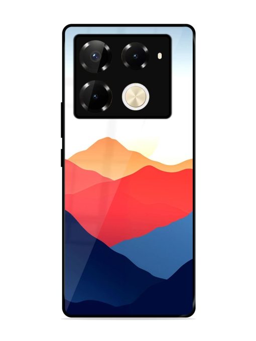 Sunset Peaks Glossy Soft Edge Case for Infinix Note 40 Pro Plus (5G) Chachhi