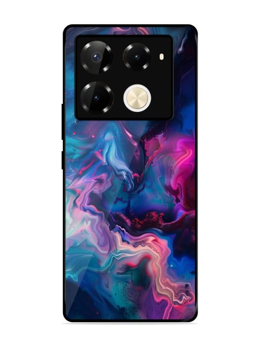 Cosmic Swirl Glossy Soft Edge Case for Infinix Note 40 Pro Plus (5G) Chachhi