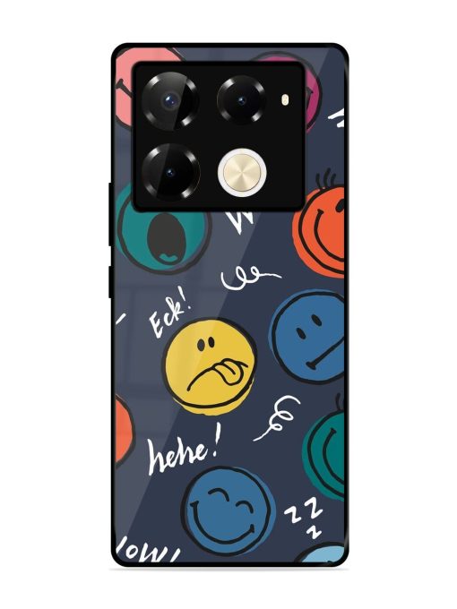 Emoticon Parade Glossy Soft Edge Case for Infinix Note 40 Pro Plus (5G) Chachhi