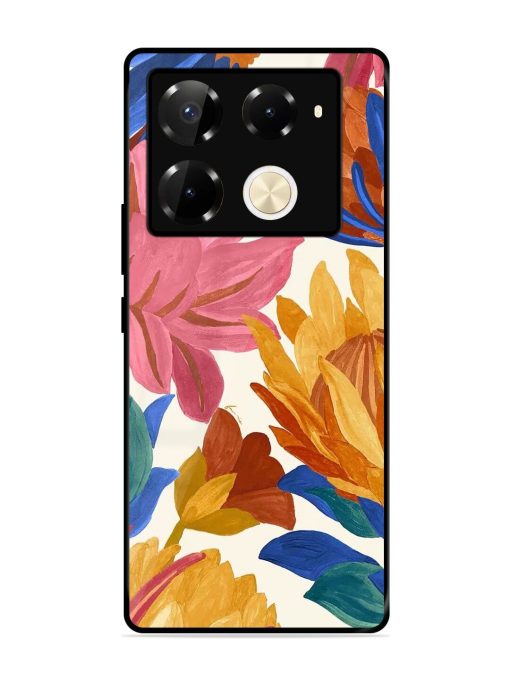 Blooming Tapestry Glossy Soft Edge Case for Infinix Note 40 Pro Plus (5G) Chachhi