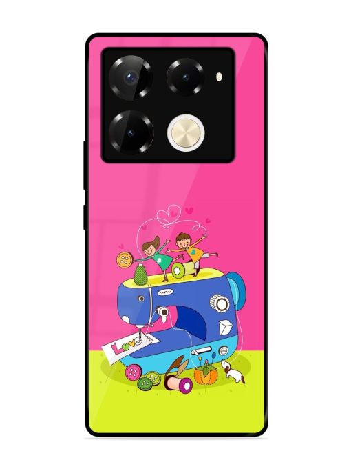 Sew Cute Glossy Soft Edge Case for Infinix Note 40 Pro Plus (5G) Chachhi