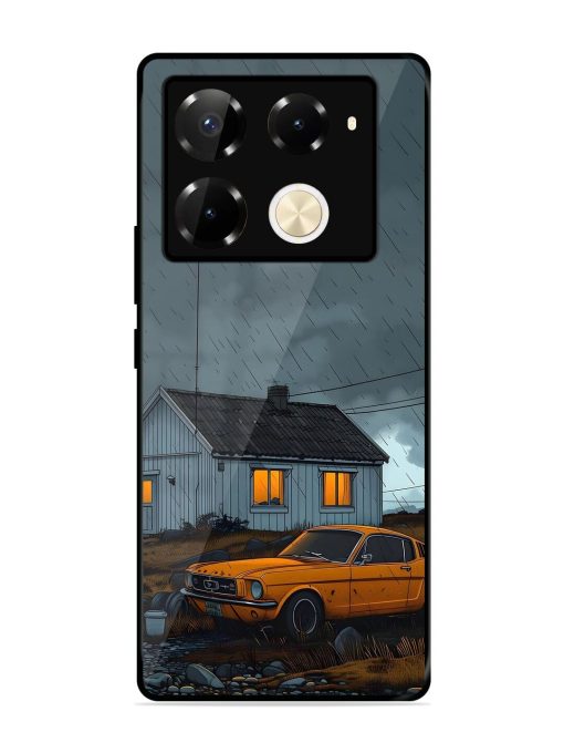 Rainy Day Retreat Glossy Soft Edge Case for Infinix Note 40 Pro Plus (5G) Chachhi