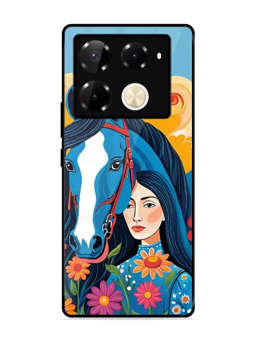 Equine Enchantment Glossy Soft Edge Case for Infinix Note 40 Pro Plus (5G) Chachhi