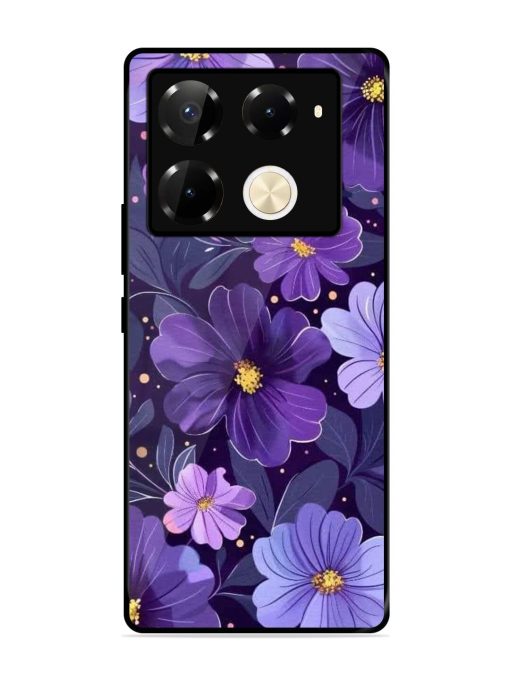 Purple Paradise Glossy Soft Edge Case for Infinix Note 40 Pro Plus (5G) Chachhi