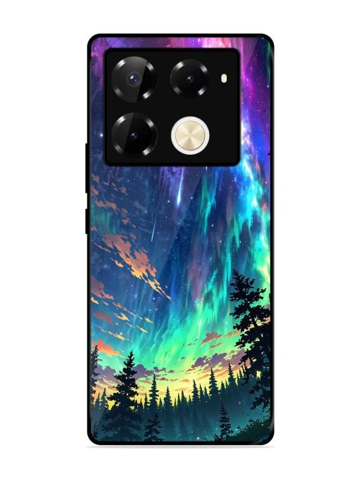 Cosmic Canvas Glossy Soft Edge Case for Infinix Note 40 Pro Plus (5G) Chachhi