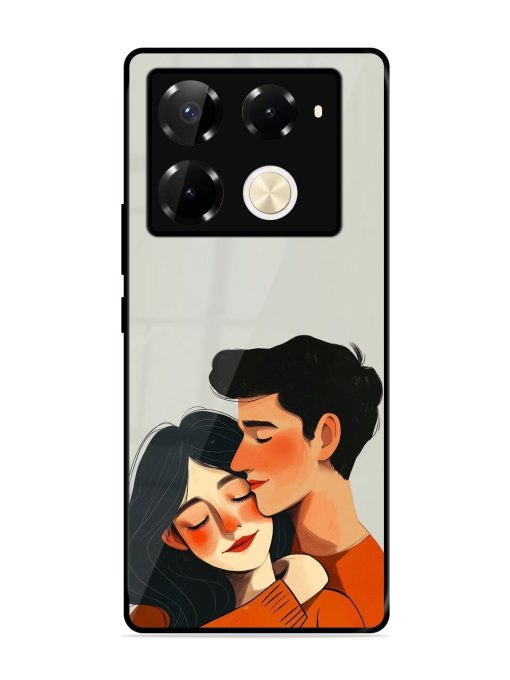 Craft Couples Glossy Soft Edge Case for Infinix Note 40 Pro Plus (5G) Chachhi