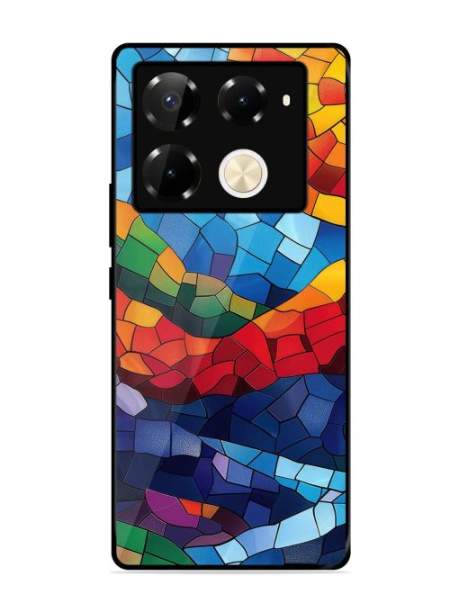 Mosaic Sunset Glossy Soft Edge Case for Infinix Note 40 Pro Plus (5G) Chachhi