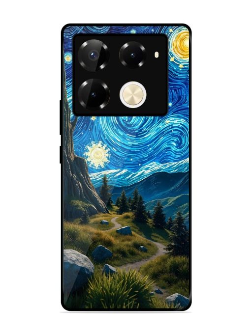 Starry Night In The Shire Glossy Soft Edge Case for Infinix Note 40 Pro Plus (5G) Chachhi