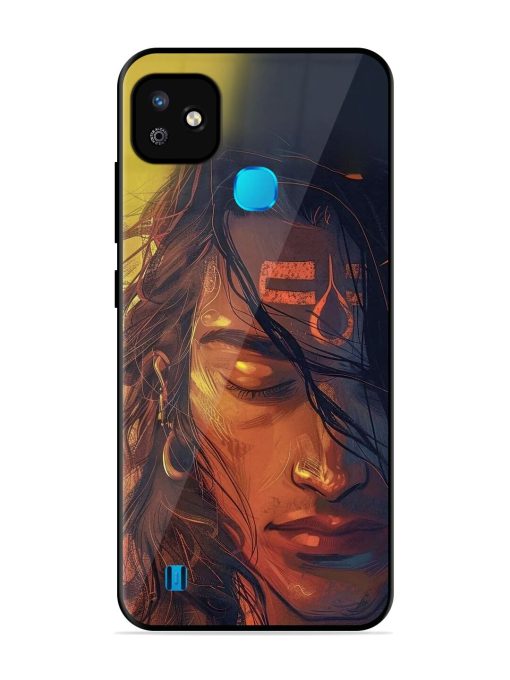 Tranquil Shiva Glossy Soft Edge Case for Infinix Smart Hd (2021) Chachhi