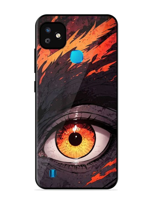 Inferno Gaze Glossy Soft Edge Case for Infinix Smart Hd (2021) Chachhi