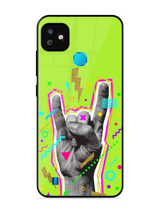 Neon Rock Glossy Soft Edge Case for Infinix Smart Hd (2021) Chachhi