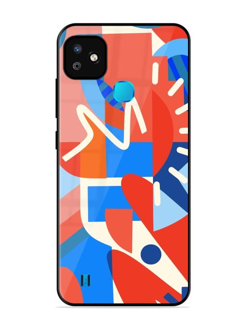 Abstract Harmony Glossy Soft Edge Case for Infinix Smart Hd (2021) Chachhi