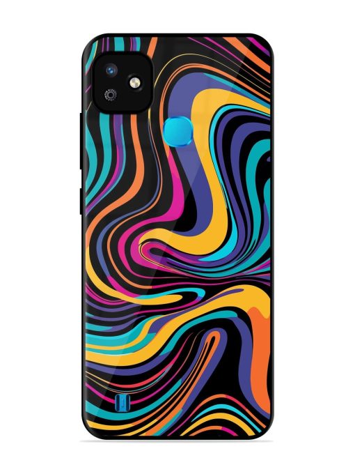 Psychedelic Swirl Glossy Soft Edge Case for Infinix Smart Hd (2021) Chachhi