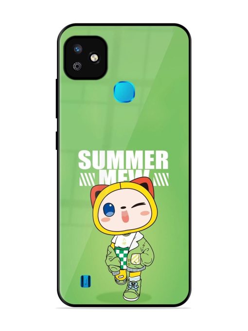 Purrfect Summer Glossy Soft Edge Case for Infinix Smart Hd (2021) Chachhi