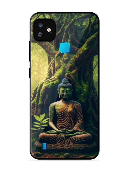 Green Buddha Art Glossy Soft Edge Case for Infinix Smart Hd (2021) Chachhi