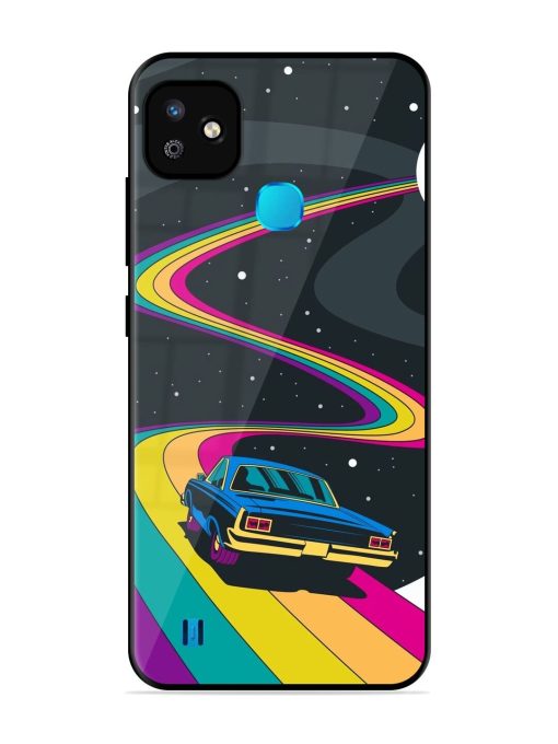 Rainbow Road Glossy Soft Edge Case for Infinix Smart Hd (2021) Chachhi