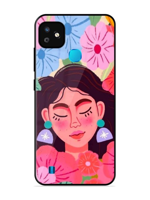 Blooming Serenity Glossy Soft Edge Case for Infinix Smart Hd (2021) Chachhi