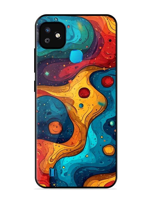 Cosmic Swirl Glossy Soft Edge Case for Infinix Smart Hd (2021) Chachhi