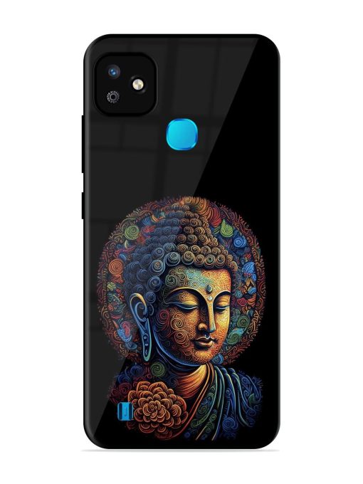 Stained Glass Serenity Glossy Soft Edge Case for Infinix Smart Hd (2021) Chachhi