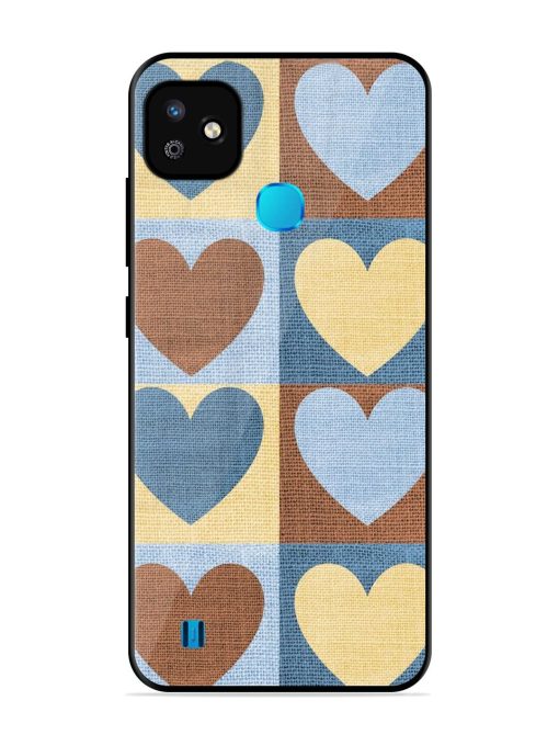 Hearts On Canvas Glossy Soft Edge Case for Infinix Smart Hd (2021)