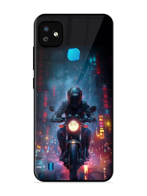 Neon Nights Glossy Soft Edge Case for Infinix Smart Hd (2021) Chachhi