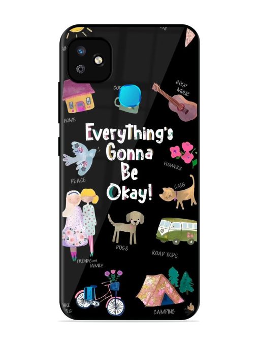 Everything'S Gonna Be Okay Glossy Soft Edge Case for Infinix Smart Hd (2021) Chachhi