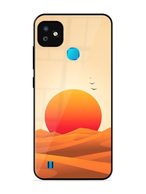 Desert Sunset Glossy Soft Edge Case for Infinix Smart Hd (2021) Chachhi