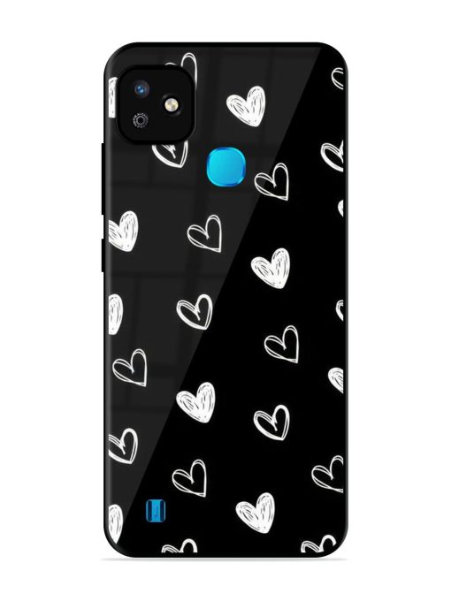 Scattered Hearts Glossy Soft Edge Case for Infinix Smart Hd (2021) Chachhi