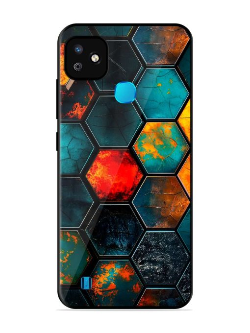 Hexagon Hive Glossy Soft Edge Case for Infinix Smart Hd (2021) Chachhi