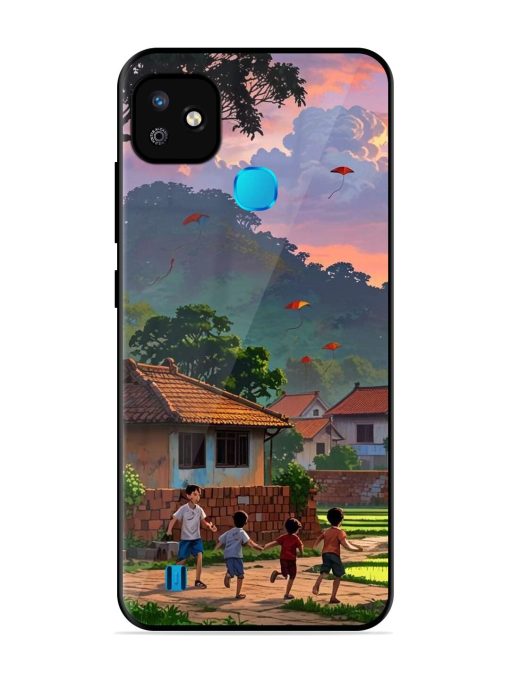 Sunset Play Glossy Soft Edge Case for Infinix Smart Hd (2021) Chachhi