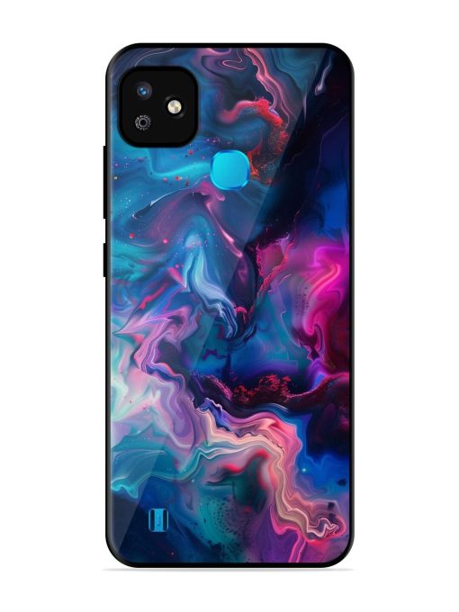 Cosmic Swirl Glossy Soft Edge Case for Infinix Smart Hd (2021)