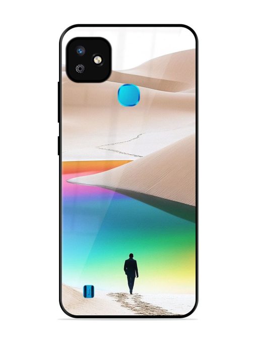 Desert Dreams Glossy Soft Edge Case for Infinix Smart Hd (2021) Chachhi