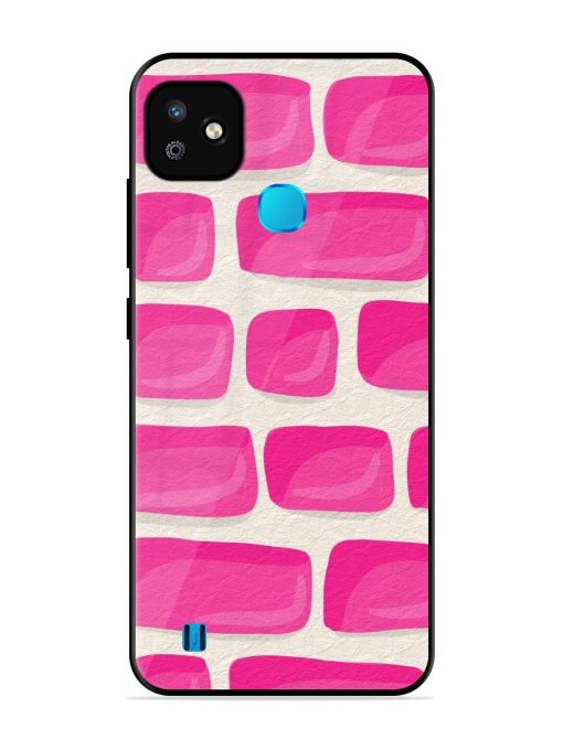 Pink Brick Wall Glossy Soft Edge Case for Infinix Smart Hd (2021) Chachhi