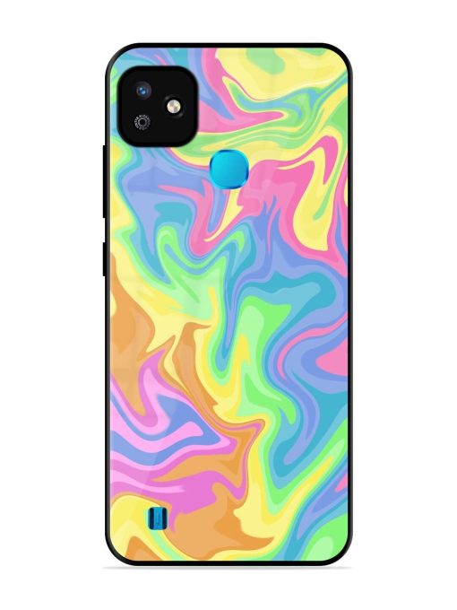 Whimsical Swirl Glossy Soft Edge Case for Infinix Smart Hd (2021) Chachhi