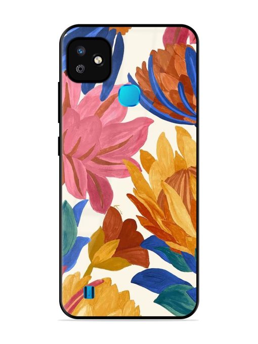 Blooming Tapestry Glossy Soft Edge Case for Infinix Smart Hd (2021) Chachhi